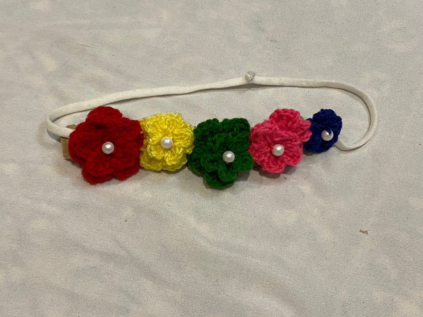 Mixed colour handmade headband