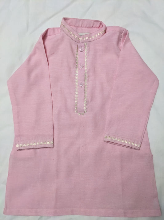 Light Pink Kurta with white trouser