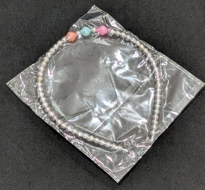 Baby girl's fancy frock with matching pants and headbands (available in four colors)