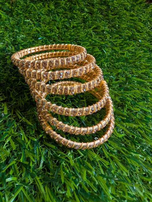 Golden  thread bangles