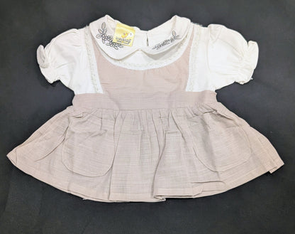 Stylish embroidered frocks for kids, with pants